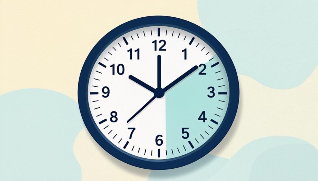 Orologio del digiuno 16:8 con la finestra dei pasti evidenziata